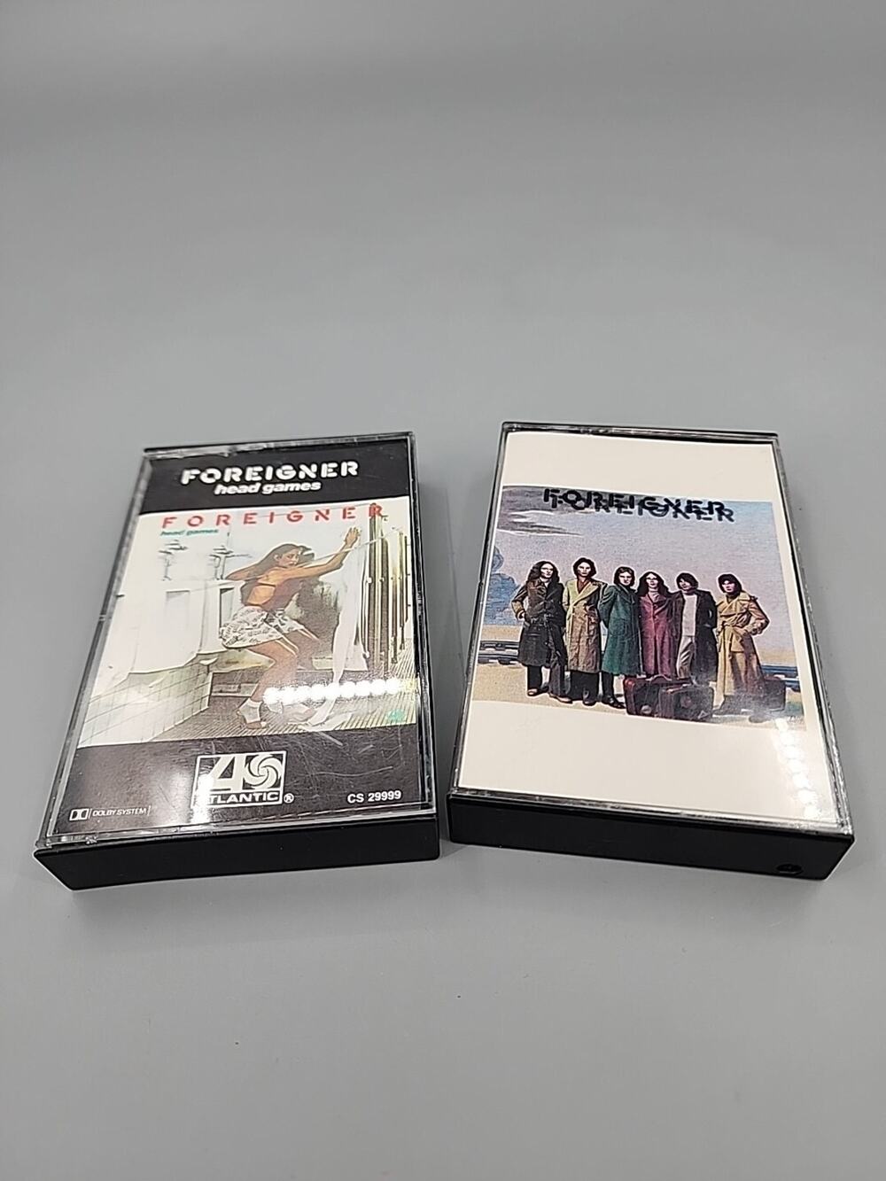 The Foreigner Cassette lot of 2 Foreigner and Head Games